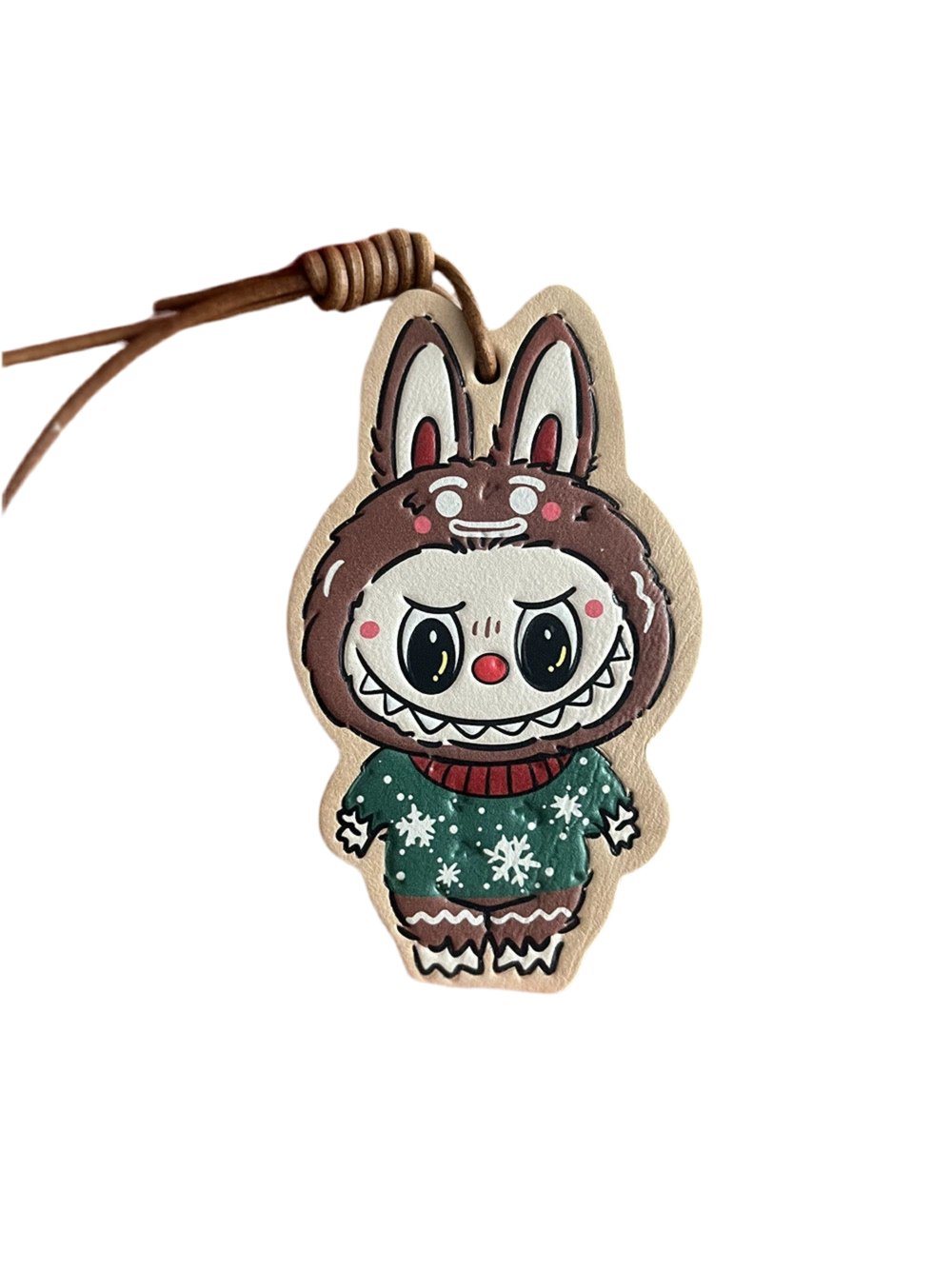 π Labubu Style Christmas Charm β Snowflake Sweater Editio