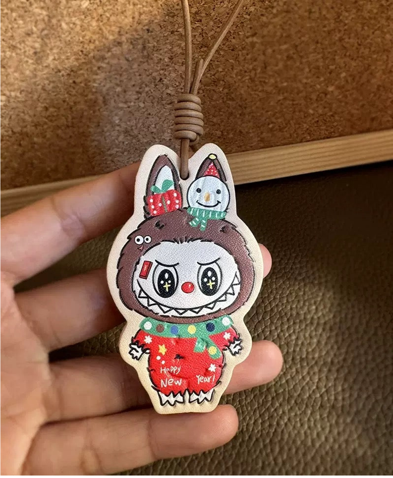 π Labubu Style Christmas Charm β Cute Trendy Keychain
