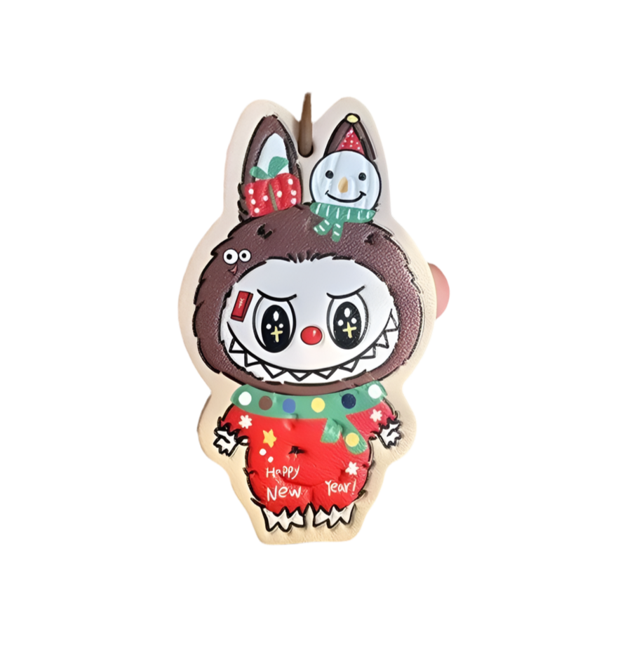 π Labubu Style Christmas Charm β Cute Trendy Keychain