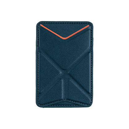 Leather Foldable Phone Wallet Stand with Card Slot