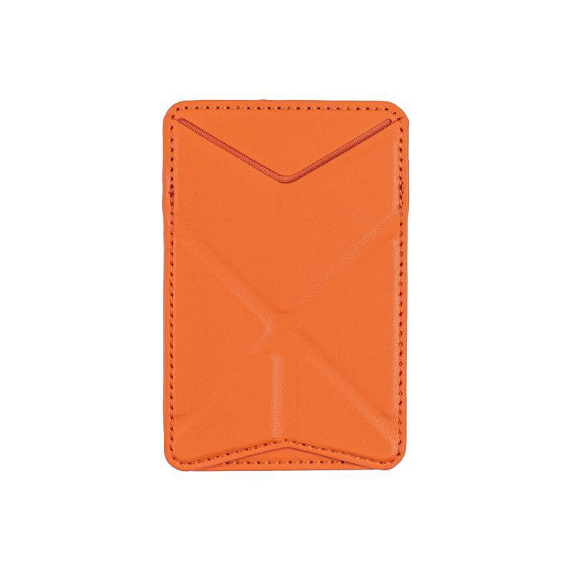 Leather Foldable Phone Wallet Stand with Card Slot