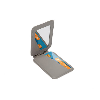 LEAVO MagSafe Mirror Wallet – Magnetic Card Holder & Stand