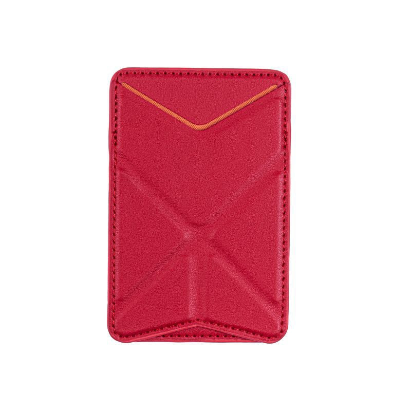 Leather Foldable Phone Wallet Stand with Card Slot