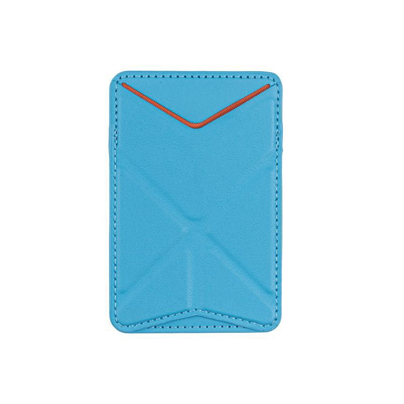 Leather Foldable Phone Wallet Stand with Card Slot