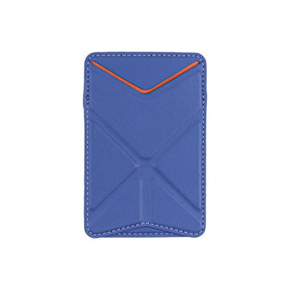 Leather Foldable Phone Wallet Stand with Card Slot