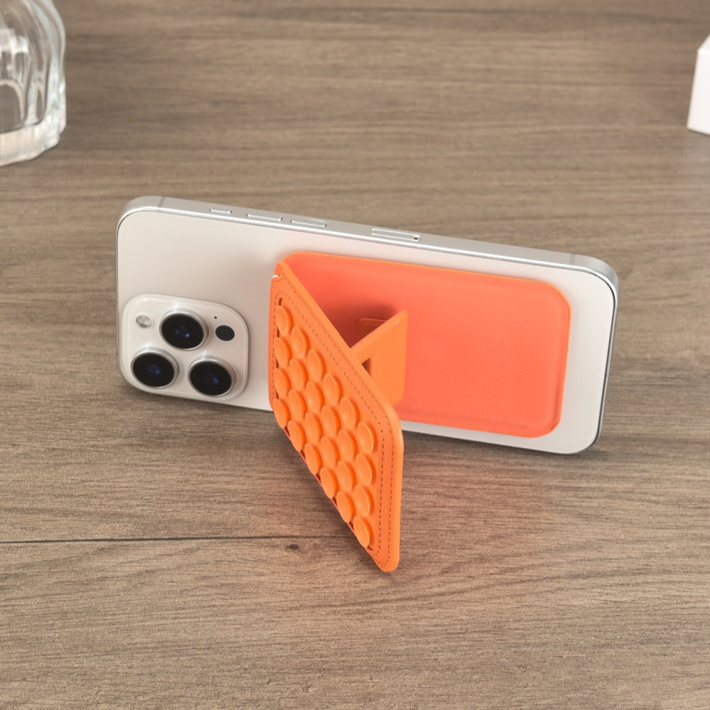 LEAVO MagSafe Card Wallet Stand | Foldable Magnetic Phone Wallet